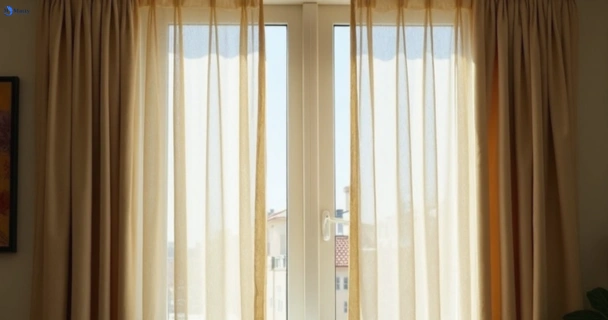Dull dusty drapes in galston-nsw before professional cleaning
